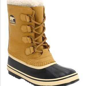 1964 Pac 2 Tan And Suede Boots In Natural